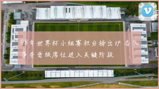 98年世界杯小组赛积分榜出炉 各队争夺晋级席位进入关键阶段